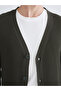 Standard Pattern V-Neck Men's Knitwear Cardigan (W5) - 3