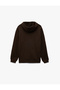 Cotton Long Sleeve Zipper Pocket Detail Hooded Cardigan - 4