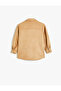 Oversized Jacket with Suede Look, Pocket Detail, Snap Closure, Studded - 2