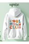 سويت شيرت Cool Moms Club مطبوع من الأمام والخلف مصنوع من القطن بثلاث خيوط كبيرة الحجم - 2