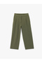 Aerobin Fabric Pleated Pocket Culotte Fit Short Loose Short-Leg Pants