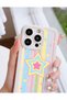 iPhone 13 Pro Max Star Patterned Ecru Case