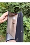 Women's Fabric Black Chain Evening Dress Clutch Portfolio Evening Bag with Shoulder Strap - 6