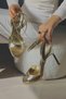 Lisbon Buckle Strap Detailed Blunt Toe Heeled Stylish Women's Shoes