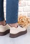 Getto Emoji Ornament Detailed Comfortable Lightweight Thick Sole Women's Sneaker Shoes - 4