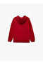 Cotton Kangaroo Pocket Long Sleeve Hooded Oversize Sweatshirt - 2