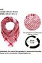 Coolwife Traditional Arab Keffiyeh Desert Scarf with Aqel Rope Men Headscarf - 2
