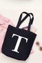 Name Initials Printed Women's Shoulder Bag - Special Day, Birthday Gift Bag - Gift Wrapped - 4