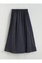 Lcwaikiki Classic Gray Beli Belt Pack Modal Mixed Skirts - 2