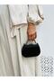 Women's 2-Strap Evening Bag with Stone and Chain Detail - 6
