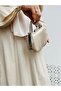 Women's 2-Strap Evening Bag with Stone and Chain Detail - 5
