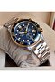 Navy Blue Dial Steel Men's Wristwatch - 2