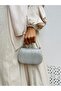 Women's 2-Strap Evening Bag with Stone and Chain Detail - 2