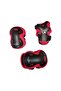 PROTECTIVE GEAR FOR ELBOW, WRIST & KNEE, RED & BLACK