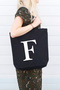 Name Initials Printed Women's Shoulder Bag - Special Day, Birthday Gift Bag - Gift Wrapped