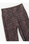 Leopard Print Interlock High Waist Flared Leggings Sport Leggings - 5
