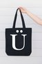 Name Initials Printed Women's Shoulder Bag - Special Day, Birthday Gift Bag - Gift Wrapped - 2