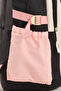 Luxury Imported Fabric Girl's School Bag - Elementary & Middle School Backpack with 6 Accessory Buckles as Gifts - 8
