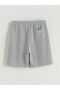 Black Standard Fit Striped Men's Shorts - 6