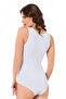 Under Moda Thick Strap Bodysuit White - 2