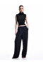 Sleeveless Turtleneck Knit Blouse - 2