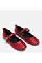 Shoe flat red genuine leather 41-42-43 - 2