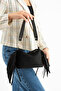 Susanna Model Suede Black Women's Hand and Shoulder Bag - 2