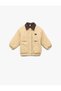 Long Sleeve Pocketed Color Block Zippered Shirt Collar Bomber Coat - 2