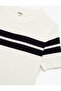 Viscose Fabric Short Sleeve Crew Neck Knitwear Sweatshirt - 5