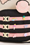 Luxury Imported Fabric Girl's School Bag - Elementary & Middle School Backpack with 6 Accessory Buckles as Gifts - 3