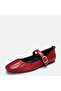 Shoe flat red genuine leather 41-42-43 - 6