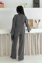Oversized V-Neck Buttoned Knit Top and Bottom Set AW25AU0007 - 6