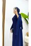 Drape Detailed Crepe Tail Hijab Dress - 5