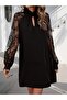 Women's Long Sleeve Drop Detail Sandy Mini Dress - 2