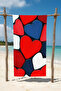 Hearts Patterned Cotton Beach Towel – Patterned Design