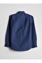 Regular Fit Long Sleeve Poplin Men's Shirt - 8