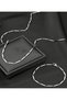 2Pcs Set Stainless Steel Men's Chain Bracelet and Necklace Set Tarnish-Free Titanium Melon Chain Necklace - 6