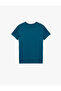 Cotton Short Sleeve Crew Neck Sports T-Shirt - 2
