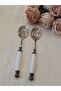 2 Piece Porcelain Salad Serving Spoon Set Antique Titanium