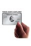 Silver American Express Design - for Bank Card, Bus Card, Credit Card Covering Sticker