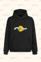 Design Michelangelo the Creation of Adam 1 Unisex Black Pocket Hooded Sweatshirt - 2 Thread - Hoodie