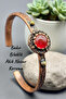 Copper Bracelet Pure Adjustable Agate Evil Eye Protection Handcrafted (Gift, Special Day) Good Quality - 3