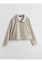Nevavm Shirt Collar Oversize Women's Jacket with a Difference - 5