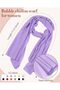 Wesiti 12 Pcs Women Chiffon Silk Scarf Shawl Wrap Soft Lightweight Solid Color Chiffon Hijab Scarf L - 2