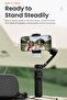 iSteady X3 Gimbal Stabilizer for Smartphone, 3-Axis Phone Gimbal with Magnetic Fill Light, Det - 8