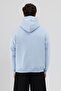 Basic Oversize Hooded Sweatshirt Baby Blue - 6