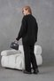 Women's Beaded Embroidered Wide-Fit Knit Cardigan and Pants Top and Bottom Set - 7