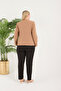 Women's Plus Size Collarless Jacket - 7