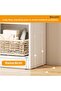 3-Shelf Wooden Bookcase – White Shelving Unit for Storage & Display - 5