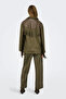 Women's Onlfrange Tassel Detailed Nubuck Jacket Coat 15351944 Khaki - 5